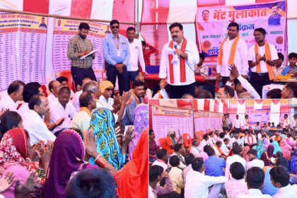 उपमुख्यमंत्री विजय शर्मा कवर्धा विधानसभा क्षेत्र के विभिन्न ग्रामों में आयोजित भेंट-मुलाकात कार्यक्रम में हुए शामिल